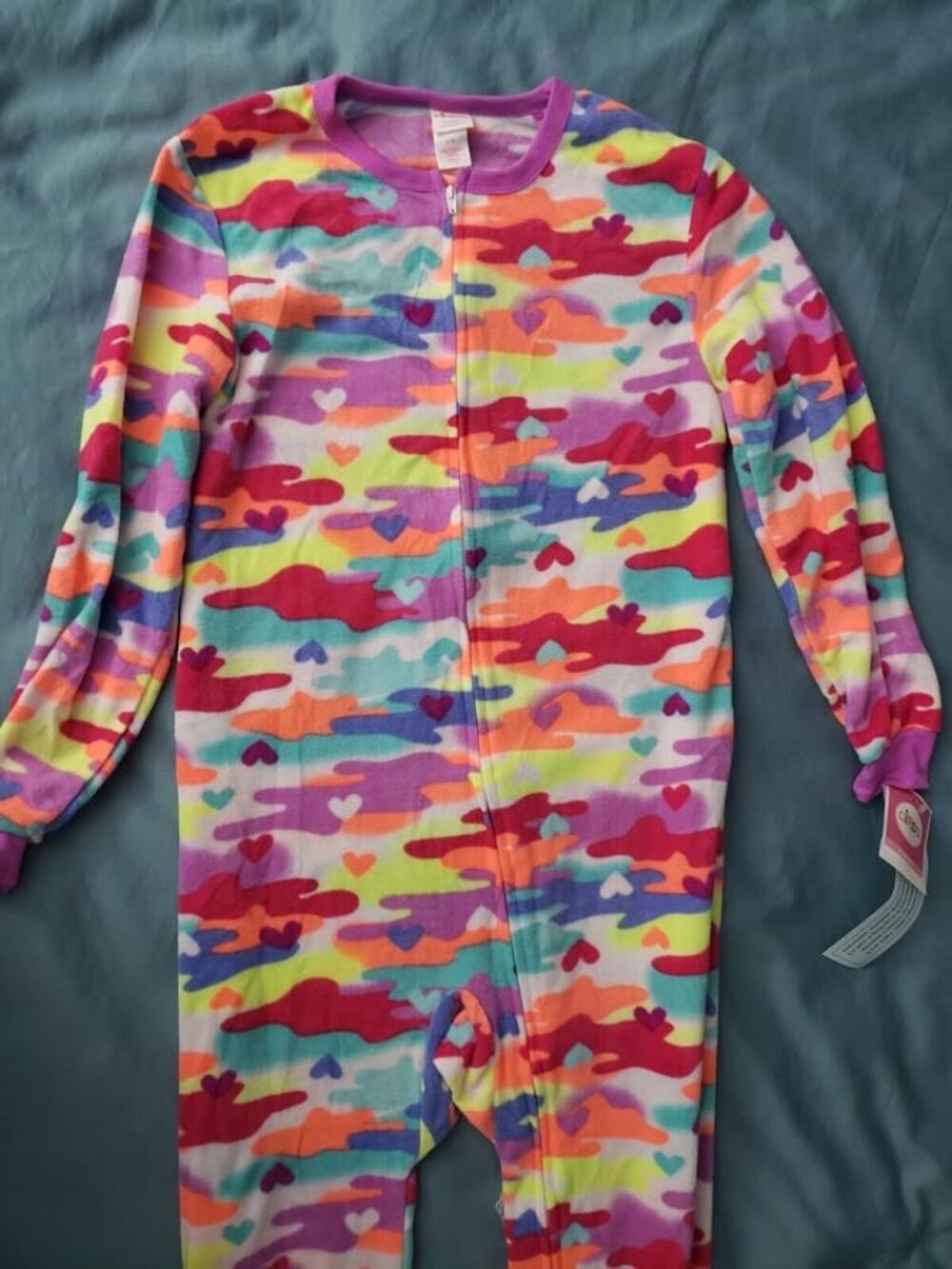 Footed Pajamas Girls Size Large NWT